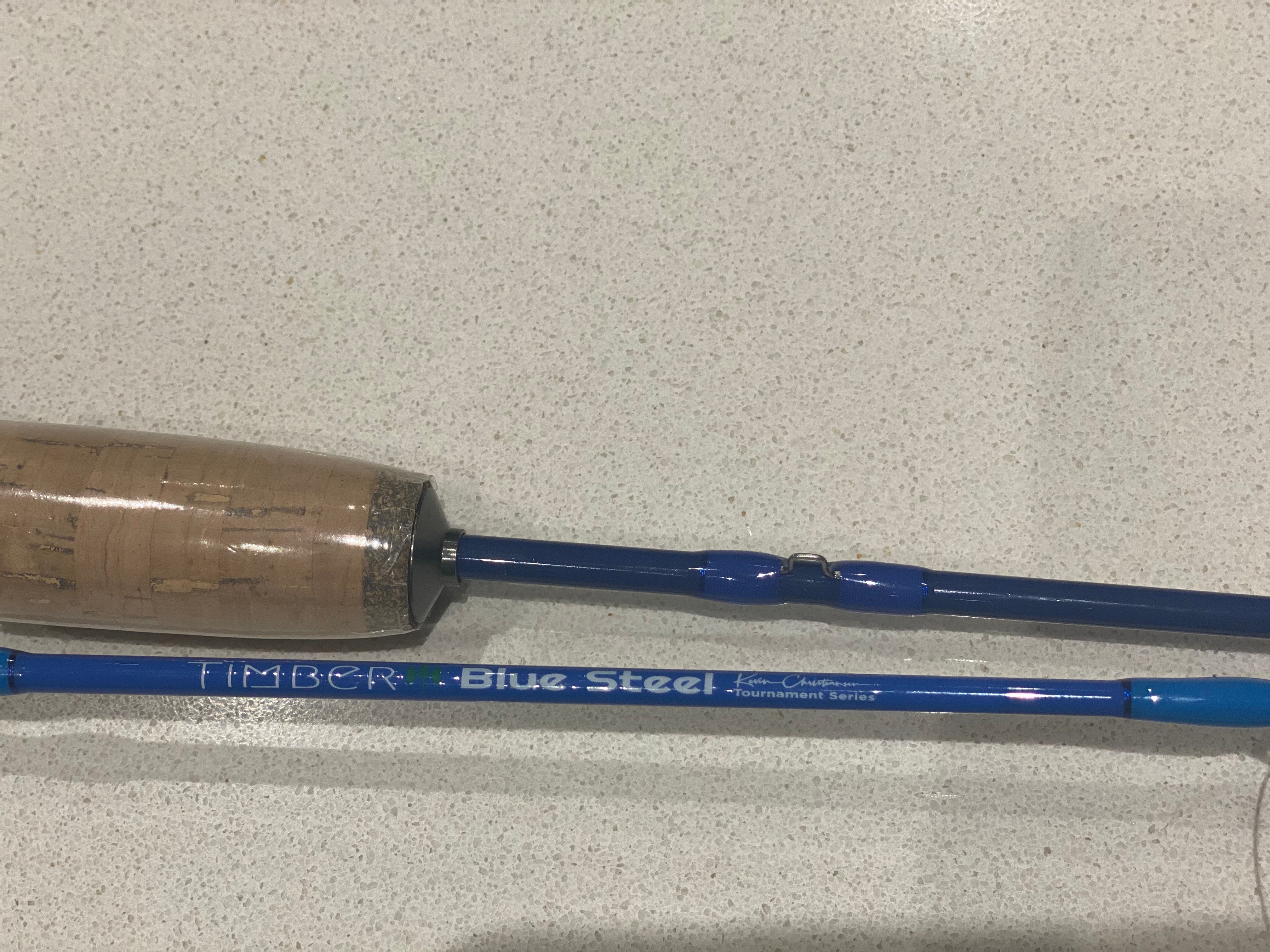 Timber - Ice Fishing Rod - Blue Steel Kevin Christiansen Tournament Series