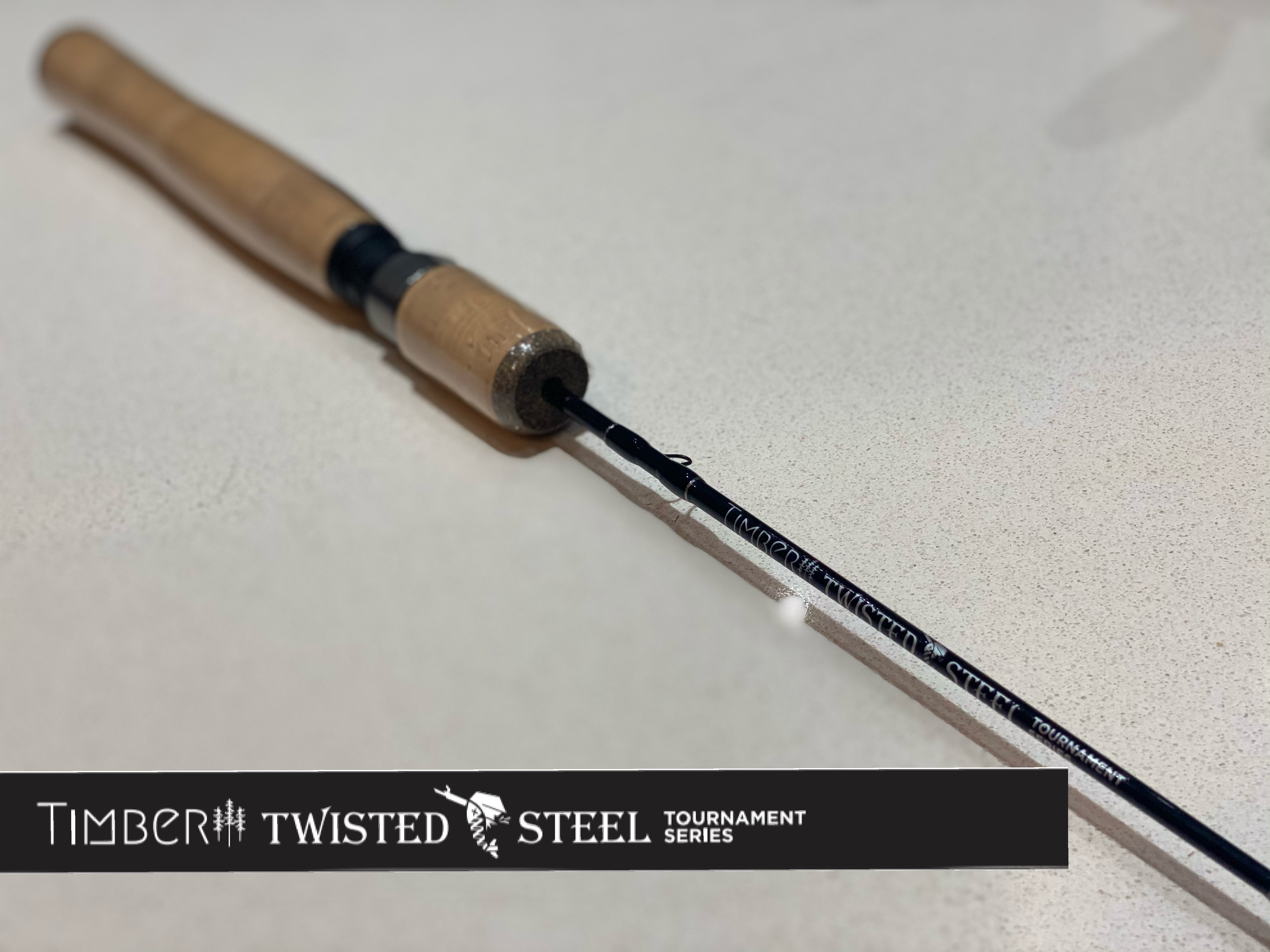 Timber - Ice Fishing Rod - Twisted Steel Tournament Series 36" MF